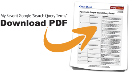 Download Google Search Term Query Cheet Sheet